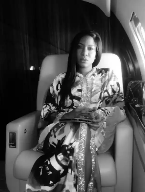 Actress Chika Ike Flews To Morocco In A Private Jet For Her African Diva Tour (Photos)